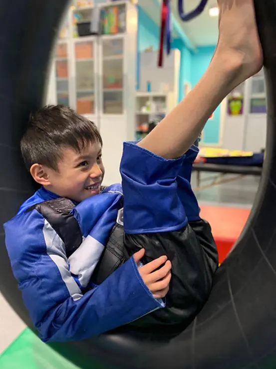 Boy on Tube